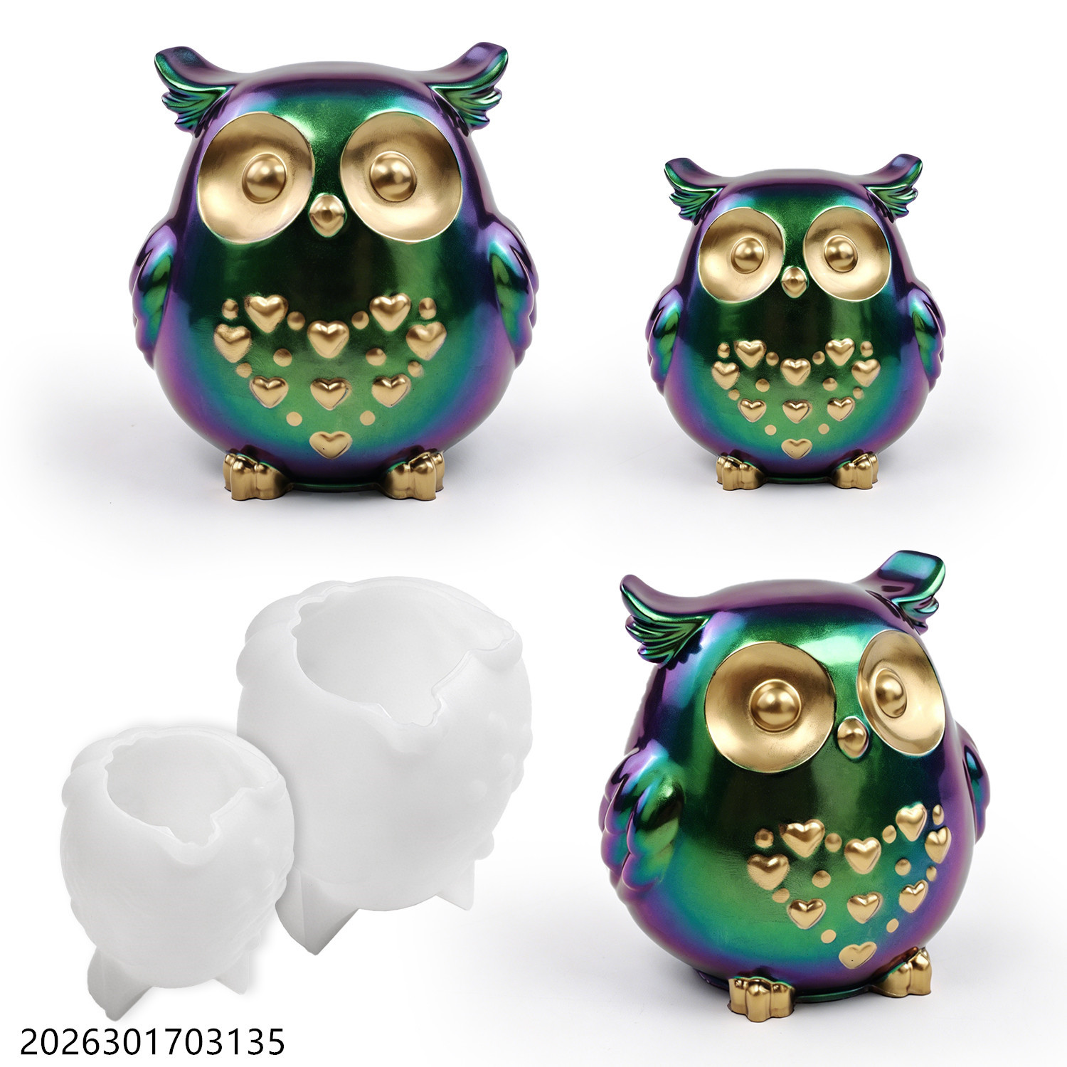 Soap Making Gifts - Moule en silicone Hibou 3D en